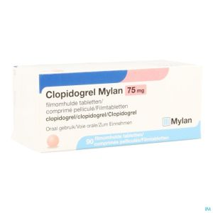 Clopidogrel Mylan 90 Tabl 75 Mg