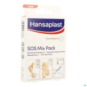 Hansaplast Blaar Pleister Sos Mix Pack 486777 6 St