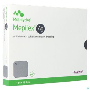Mepilex Ag 12,5X12,5Cm 287121 5 St