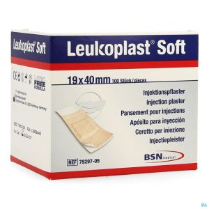 Leukoplast Soft Inj Strips 19X40Mm 100 St