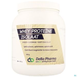 Whey Proteine Isolaat Chocolade Deba 900 G