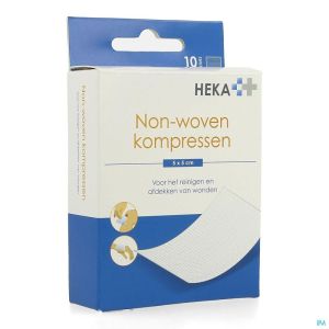 Hekasoft Kompres N/Wov Ster 5X5Cm 10 St Ot0012-1