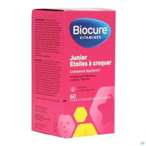 Biocure Vitamines Junior 60 Kauwsterretjes