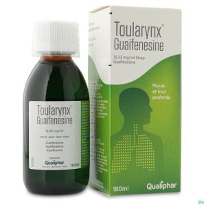 Toularynx Guaifenesine 13,33mg/ml Sirop 180ml