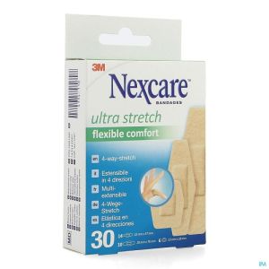 Nexcare 3M Ultra Strech Comf Flex Ass 30 St