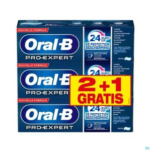 Oral B Tandp Pro-Expert Int Reiniging 2+1 3X75 Ml