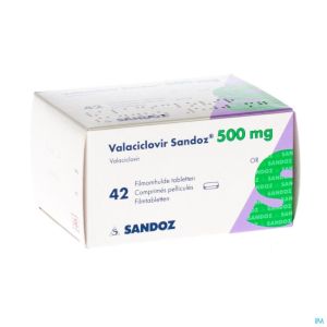 Valaciclovir Sandoz 42 Tabl 500 Mg