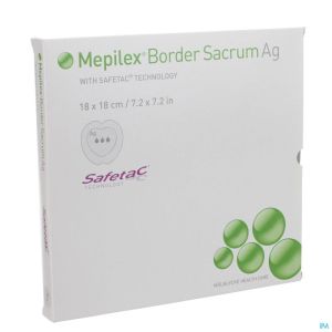 Mepilex Border Sacrum Ag 18X18Cm 382000 5 St