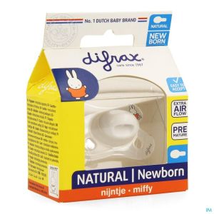 Difrax Fopsp Natural Newborn Nijntje Mf113 1 St