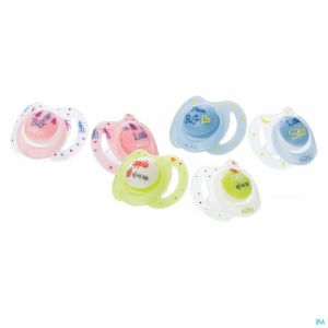 Nuby Fopsp Little Moments Glow Ovalen 6-36M 2 St