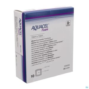 Aquacel Foam Adh 10X10Cm 420680 10 St