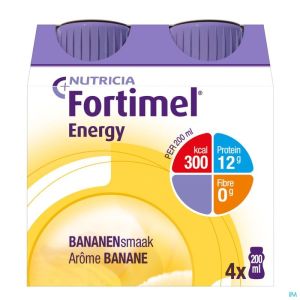 Fortimel Energy Banaan 200 Ml 4 St