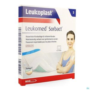 Leukomed Sorbact 8X10Cm 7995004 3 St