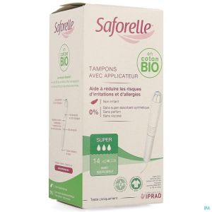 Saforelle Tampon Cotonprotect Inbrengh Super 14 St