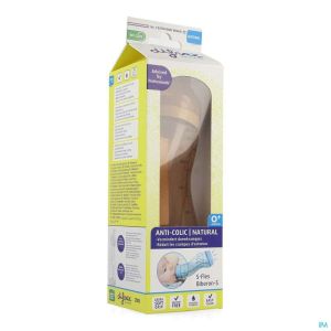 Difrax Zuigfl S Natural Bruin 250 Ml 1 St