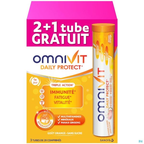 Omnivit Daily Protect Tripack Comp Eff 3x20