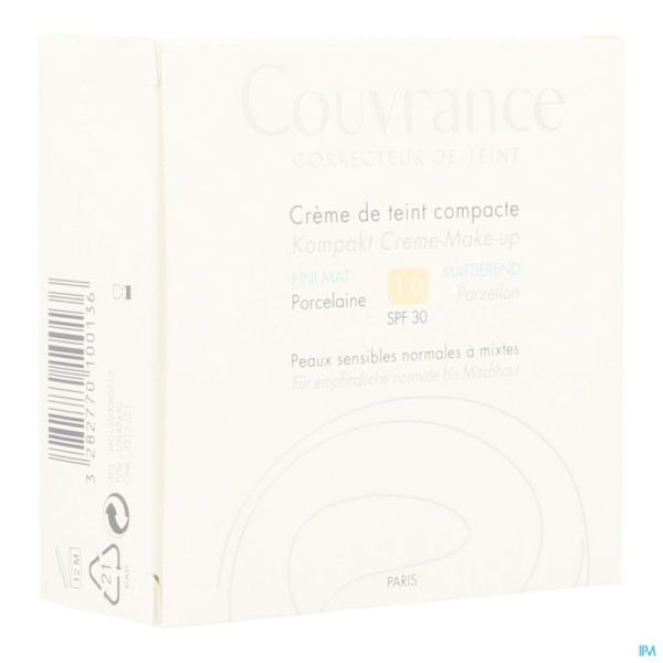 Avene Couvrance Cr Teint Comp Porc Fini Mat 9,5 G