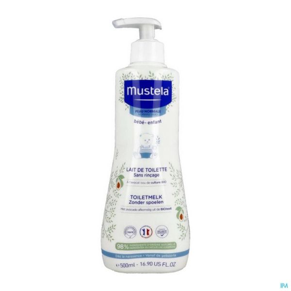 Mustela Pn Lait Toilette S/rincage 500ml