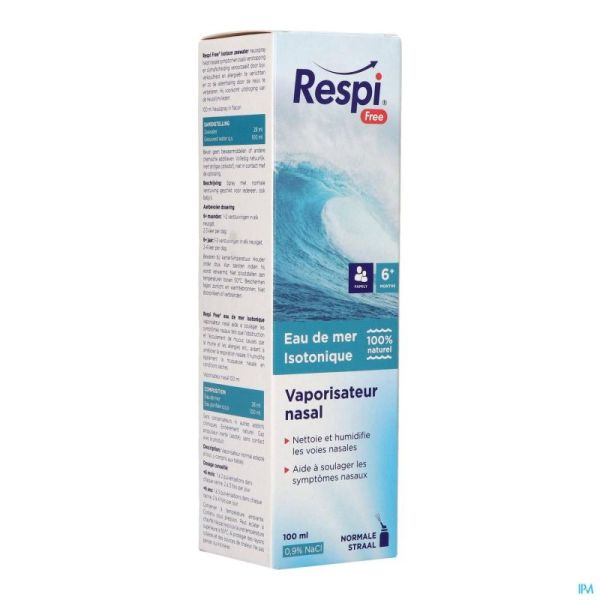 Respi Free Isotonic Family Spray 100 Ml