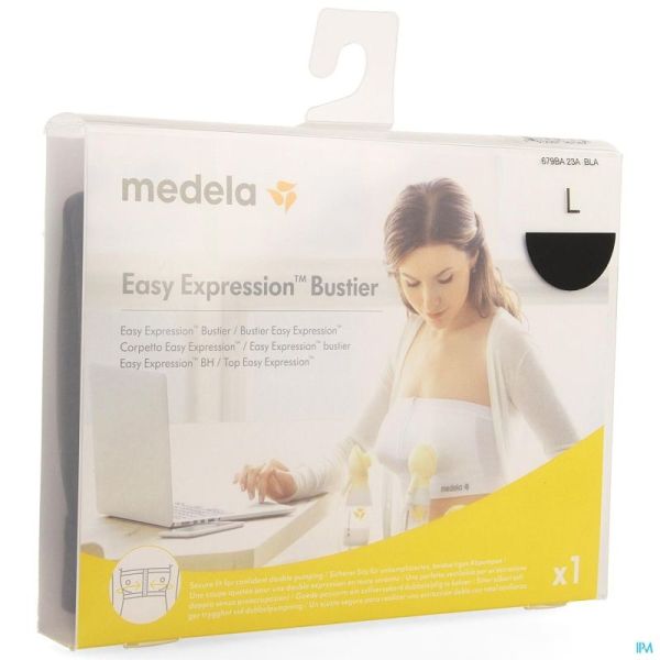 Medela Easy Expression Bustier Zwart L