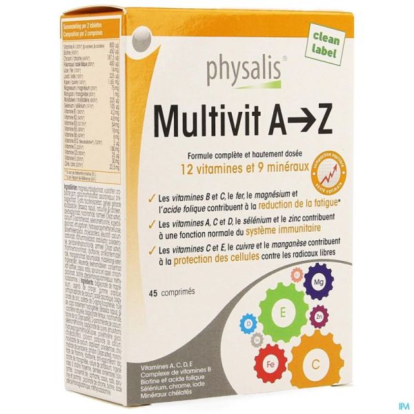 Physalis Multivit A-Z 45 Tabl