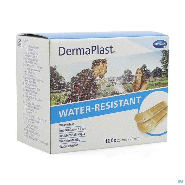 Hartmann Dermaplast W/Resistant 25X72 Mm 100 St