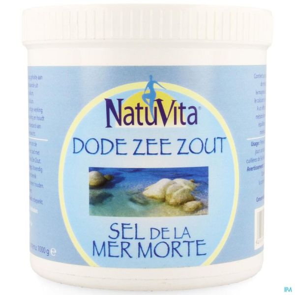 Natuvita Dode Zeezout Pot 1 Kg Na0405