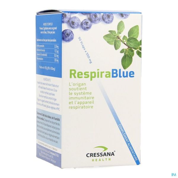 Respirablue Carvacrol 90 V-Caps 550 Mg