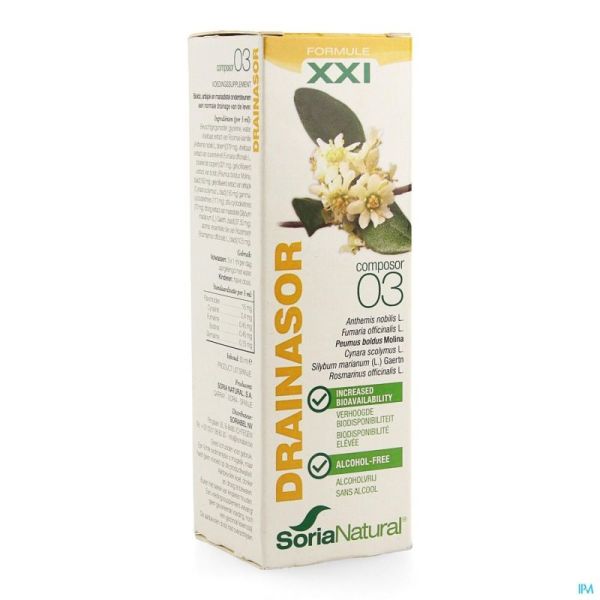 Soria Composor N 03 Drainasor Xxi 50 Ml Nf
