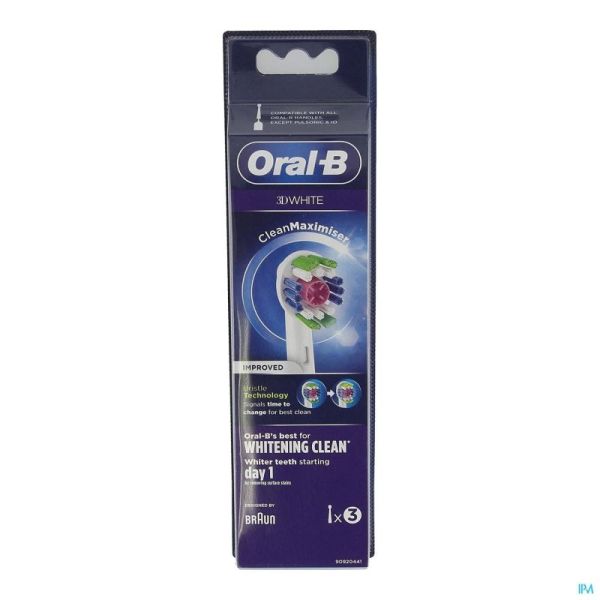 Oral-b Refill Eb18-3 3d White 3