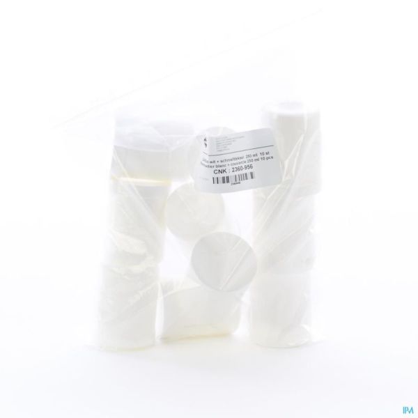 Zalfpot Wit Schroefd 250 Ml Pontos 10 St