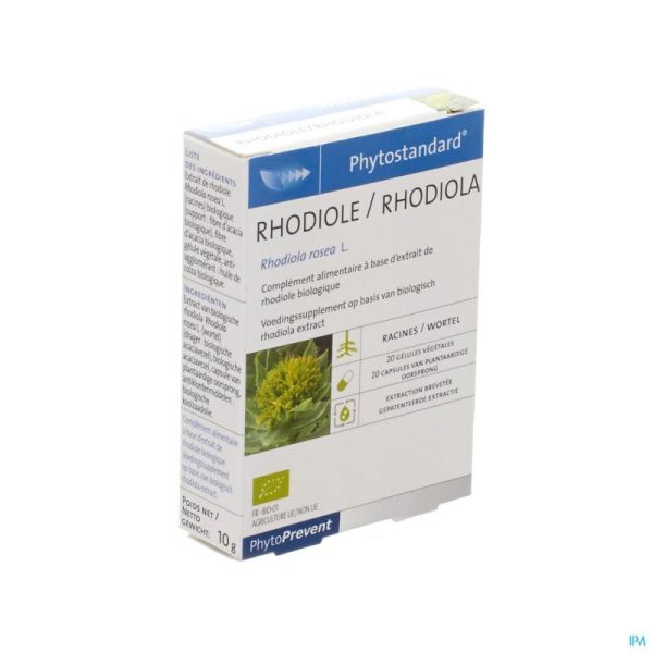 Phytostandard Rhodolia 20 Caps