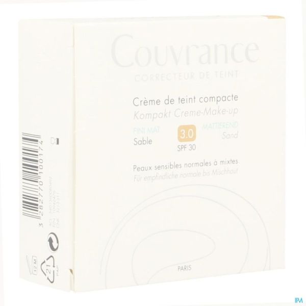 Avene Couvrance Cr Teint Comp Sable Fini Mat 9,5 G