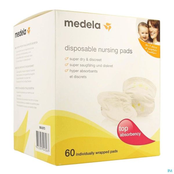 Medela Zoogkompres Wegwerp 60 St 0080373 Nm