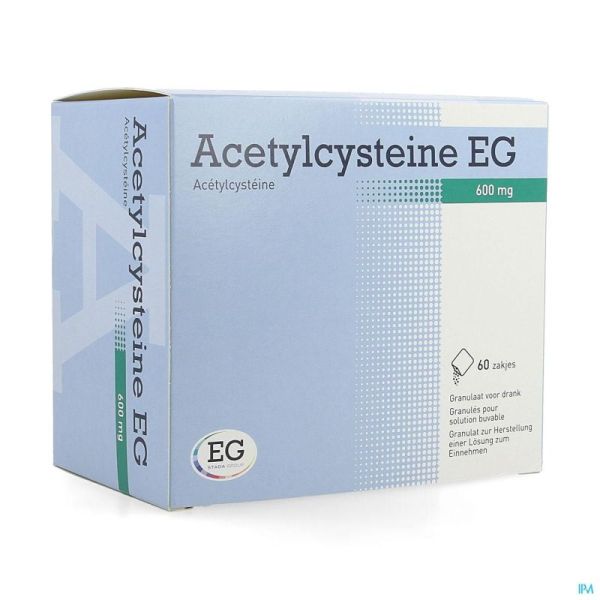 Acetylcysteine Eg 600mg Gran. Sol Buv. Sach 60