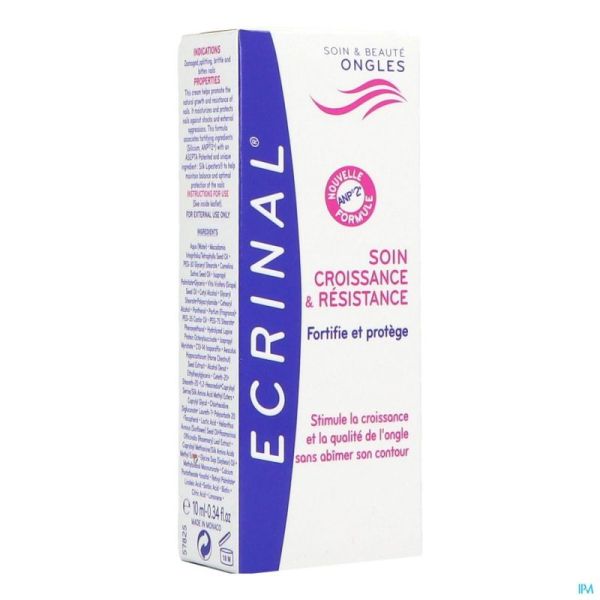 Ecrinal Nagelgroei En Versterk Verz Creme 10 Ml