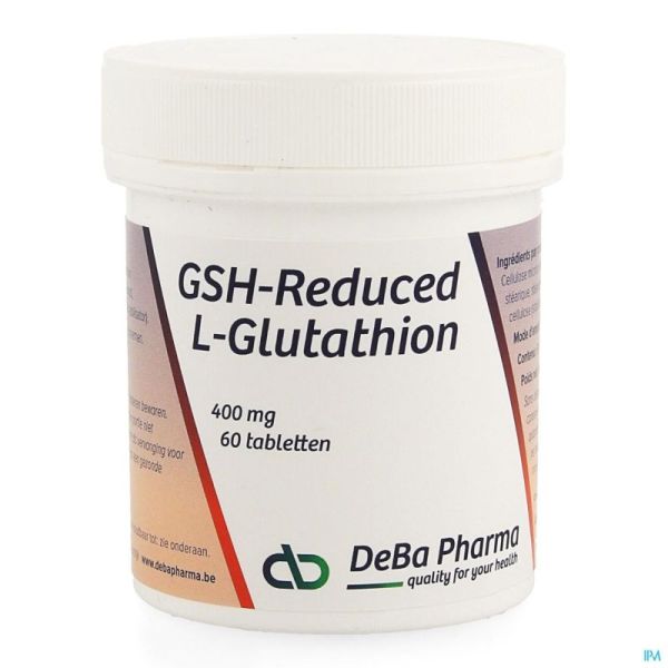 L-Glutathion Gsh Reduced Deba 60 Tabl 400 Mg Nf