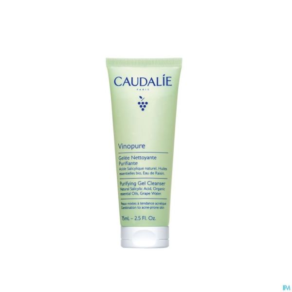 CAUDALIE VINOPURE GELEE NETTOYANTE&PURIFIANTE 75ML