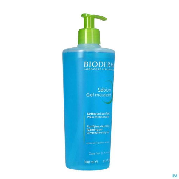 Bioderma Sebium Schuimende Gel 500 Ml