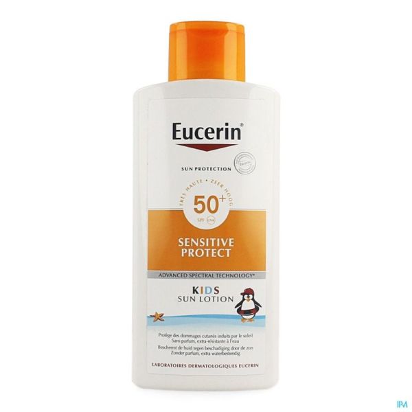 Eucerin Sun Kids Sens Prot Lot Spf50+ 69741 400 Ml