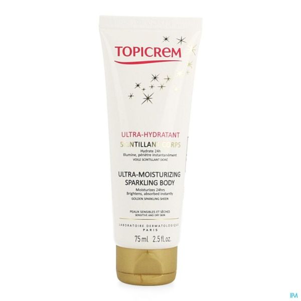 Topicrem Ultra Hydrat Lichaamsglitter 75 Ml