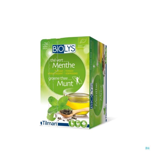 Biolys The Vert Menthe Sach 24