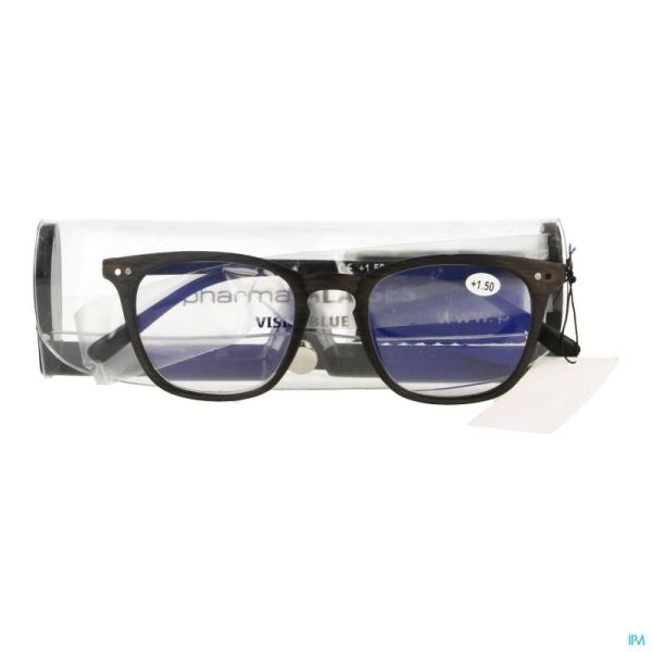 Pharmaglasses Visionblue Pc02 Brown +1,50 1 St