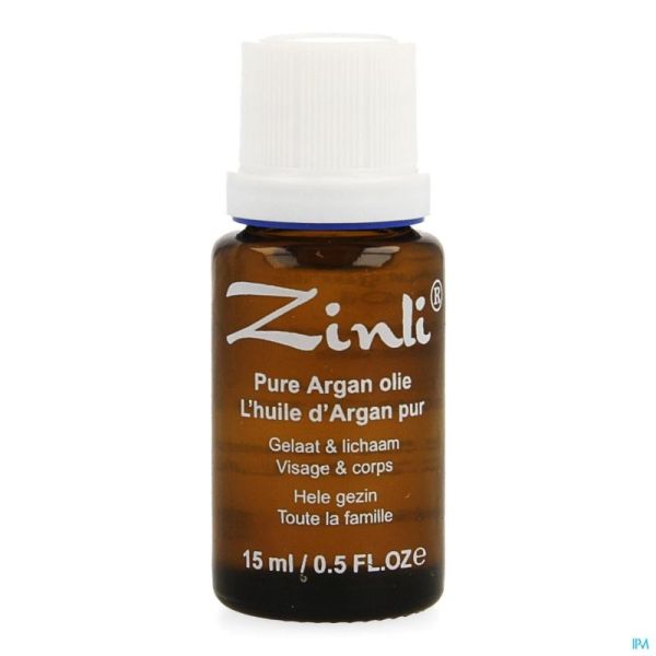Zinli Arganolie Puur Niet Geraff 15 Ml