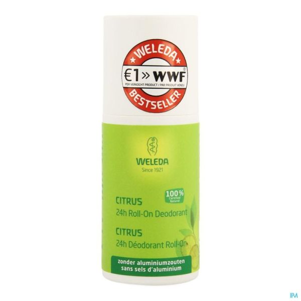 Weleda Citrus Deodorant Roll-On 24U 50 Ml