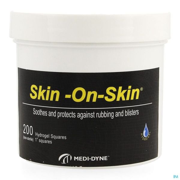 Skin On Skin Squares 2,5X2,5Cm 100500 200 St