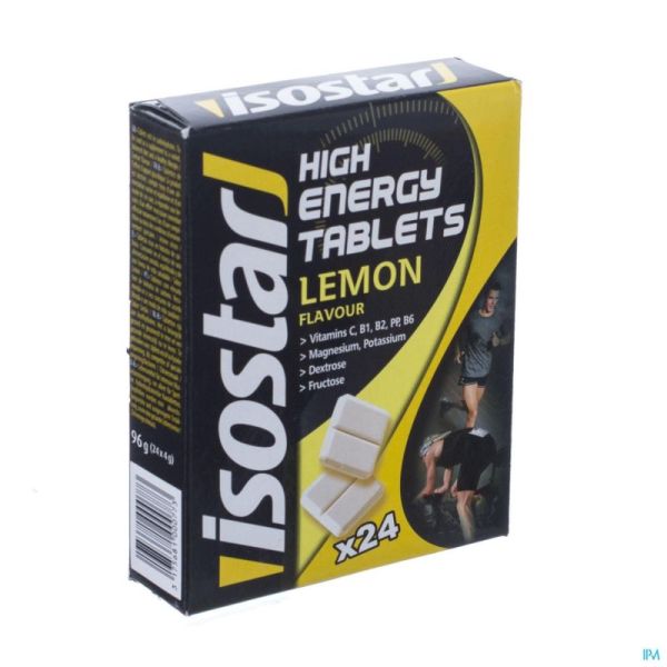 Isostar High Energy Lemon 24 Tabl