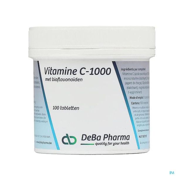 Vit C Plus Bioflavonoiden Deba 100 Tabl 1000 Mg