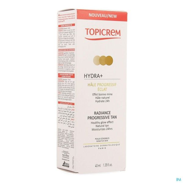 Topicrem Hydra+ Hale Progressif Eclat 40ml