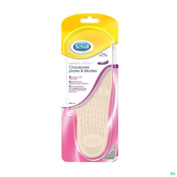 Scholl Semelles Chauss Plates + Etroites 1